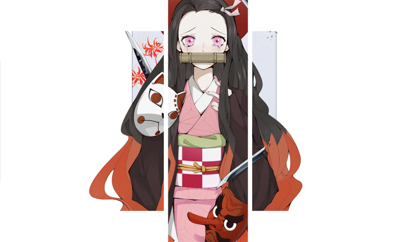 Demon Slayer – 5 Panneaux – Plusieurs Tailles | Décoration Maison