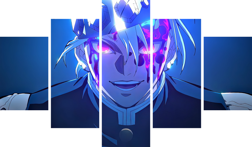 Demon Slayer – 5 Panels – Multiple Sizes | Home Decor