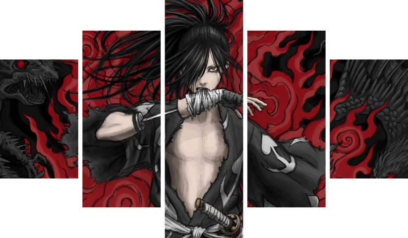 Dororo – 5 Panneaux – Plusieurs Tailles | Décoration Maison