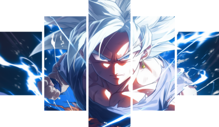 Dragon Ball – 5 Panneaux – Plusieurs Tailles | Décoration Maison