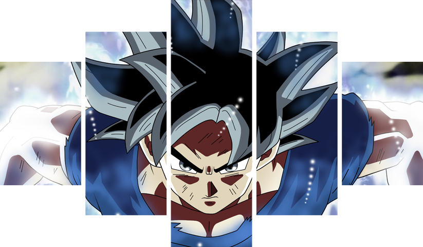 لوحة Dragon Ball – خمسة قطع – برشة أحجام | ديكور دارك