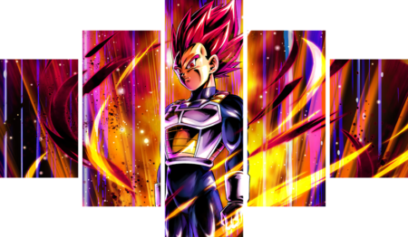 Dragon Ball – 5 Panneaux – Plusieurs Tailles | Décoration Maison