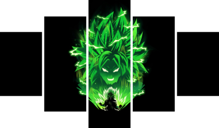 Dragon Ball – 5 Panneaux – Plusieurs Tailles | Décoration Maison