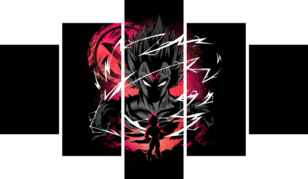 Dragon Ball – 5 Panels – Multiple Sizes | Home Decor