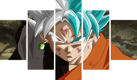 Dragon Ball – 5 Panneaux – Plusieurs Tailles | Décoration Maison