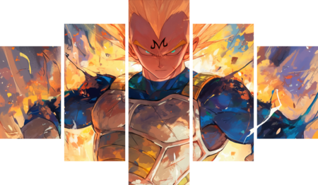 Dragon Ball – 5 Panels – Multiple Sizes | Home Decor