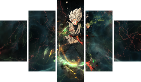 Dragon Ball – 5 Panneaux – Plusieurs Tailles | Décoration Maison