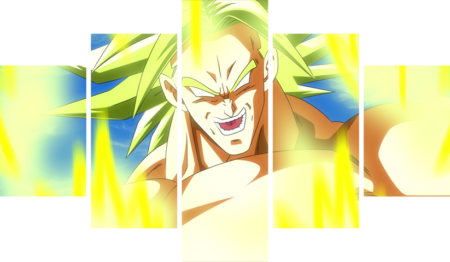 لوحة Dragon Ball – خمسة قطع – برشة أحجام | ديكور دارك