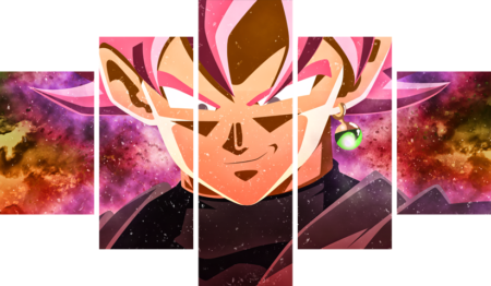 Dragon Ball – 5 Panneaux – Plusieurs Tailles | Décoration Maison