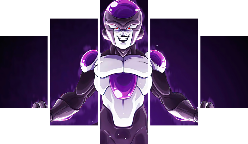 لوحة Dragon Ball – خمسة قطع – برشة أحجام | ديكور دارك