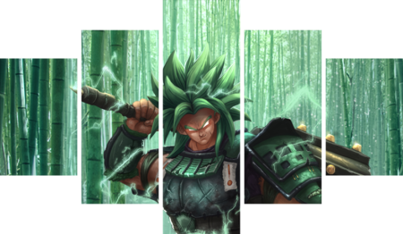 Dragon Ball – 5 Panneaux – Plusieurs Tailles | Décoration Maison