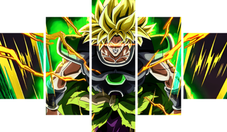 Dragon Ball – 5 Panneaux – Plusieurs Tailles | Décoration Maison