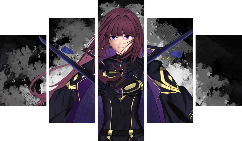 Eminence in Shadow – 5 Panneaux – Plusieurs Tailles | Décoration Maison