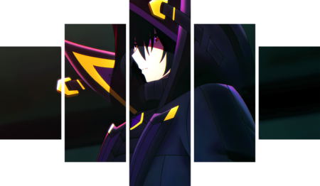 لوحة Eminence in Shadow – خمسة قطع – برشة أحجام | ديكور دارك