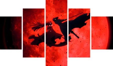 لوحة Eminence in Shadow – خمسة قطع – برشة أحجام | ديكور دارك