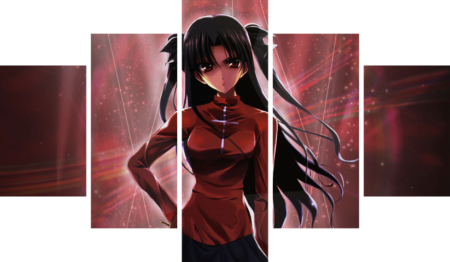 لوحة Fate stay night – خمسة قطع – برشة أحجام | ديكور دارك