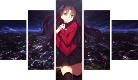 لوحة Fate stay night – خمسة قطع – برشة أحجام | ديكور دارك