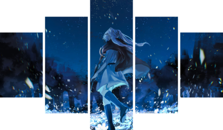 Frieren – 5 Panneaux – Plusieurs Tailles | Décoration Maison