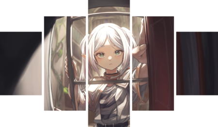 Frieren – 5 Panneaux – Plusieurs Tailles | Décoration Maison