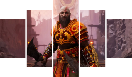 God of War – 5 Panels – Multiple Sizes | Home Decor