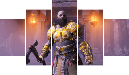 God of War – 5 Panels – Multiple Sizes | Home Decor