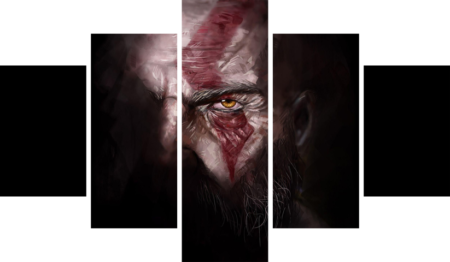 God of War – 5 Panels – Multiple Sizes | Home Decor