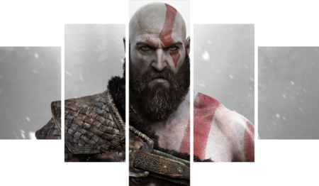 God of War – 5 Panels – Multiple Sizes | Home Decor