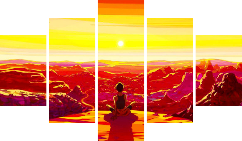 Great Pretender – 5 Panneaux – Plusieurs Tailles | Décoration Maison