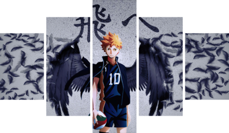 Haikyuu! – 5 Panels – Multiple Sizes | Home Decor