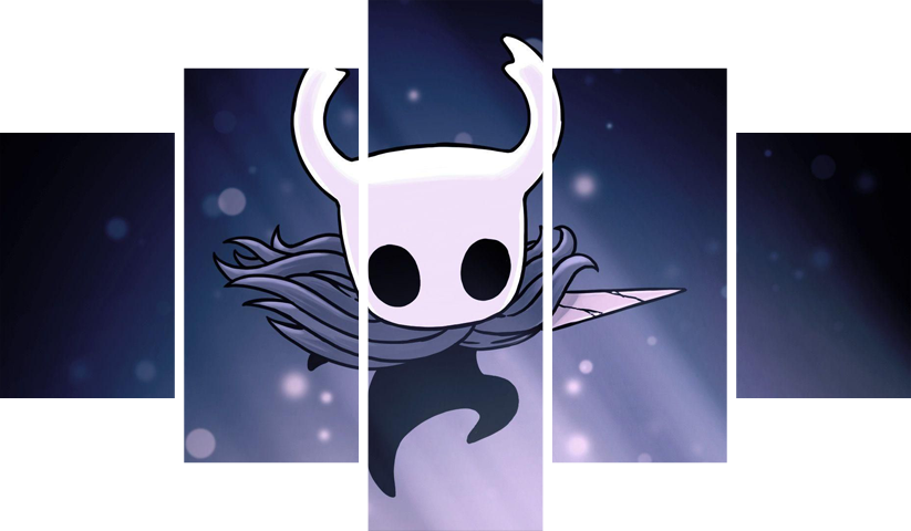 لوحة Hollow Knight – خمسة قطع – برشة أحجام | ديكور دارك