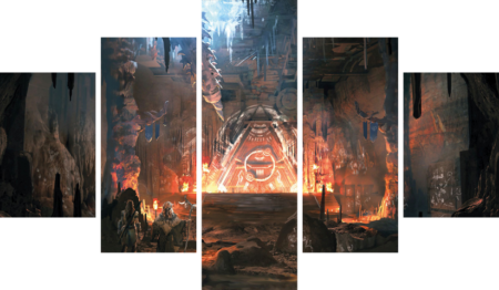 Horizon Zero Dawn – 5 Panels – Multiple Sizes | Home Decor