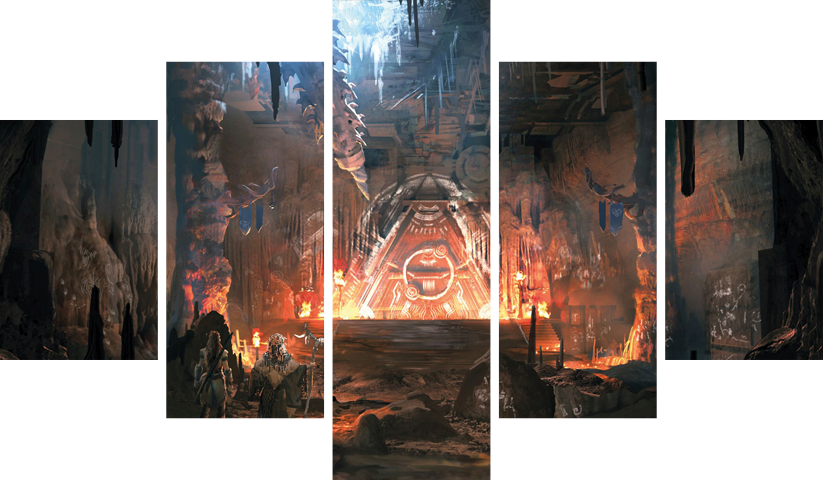 Horizon Zero Dawn – 5 Panels – Multiple Sizes | Home Decor