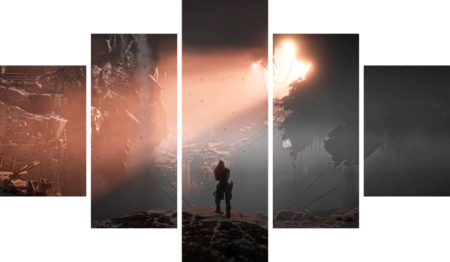 Horizon Zero Dawn – 5 Panels – Multiple Sizes | Home Decor