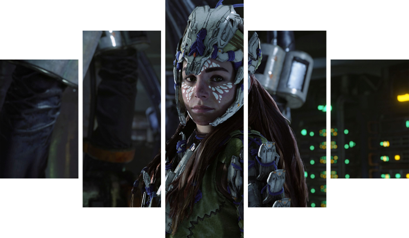 Horizon Zero Dawn – 5 Panels – Multiple Sizes | Home Decor