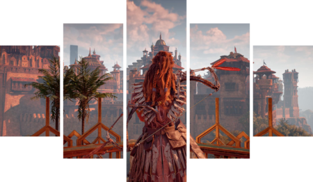 Horizon Zero Dawn – 5 Panels – Multiple Sizes | Home Decor