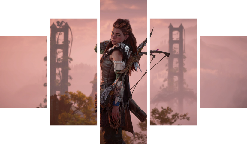 Horizon Zero Dawn – 5 Panels – Multiple Sizes | Home Decor