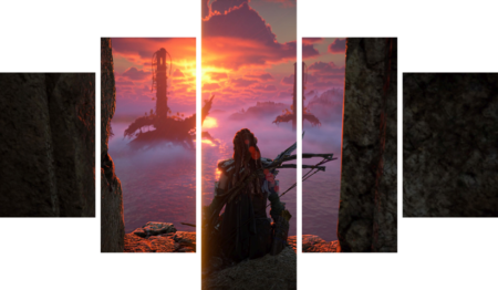 Horizon Zero Dawn – 5 Panels – Multiple Sizes | Home Decor