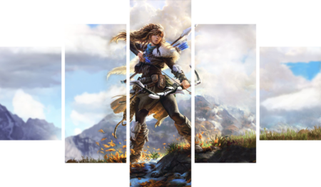 Horizon Zero Dawn – 5 Panels – Multiple Sizes | Home Decor