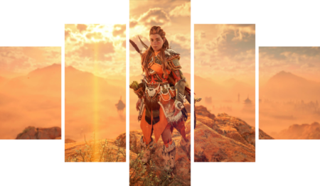 Horizon Zero Dawn – 5 Panels – Multiple Sizes | Home Decor