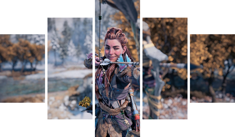 Horizon Zero Dawn – 5 Panels – Multiple Sizes | Home Decor