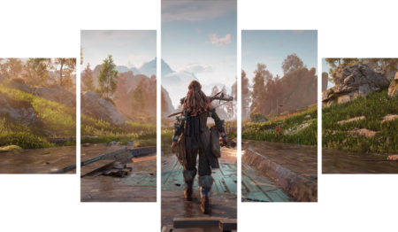 Horizon Zero Dawn – 5 Panels – Multiple Sizes | Home Decor