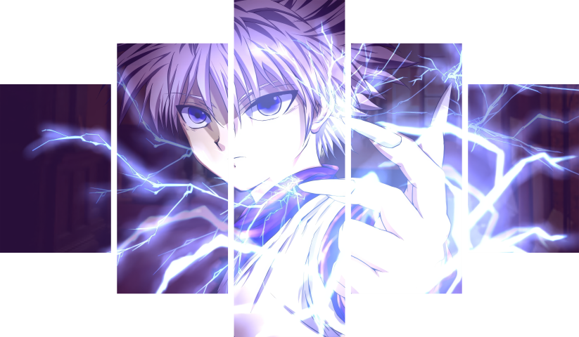 لوحة Hunter X Hunter HXH – خمسة قطع – برشة أحجام | ديكور دارك