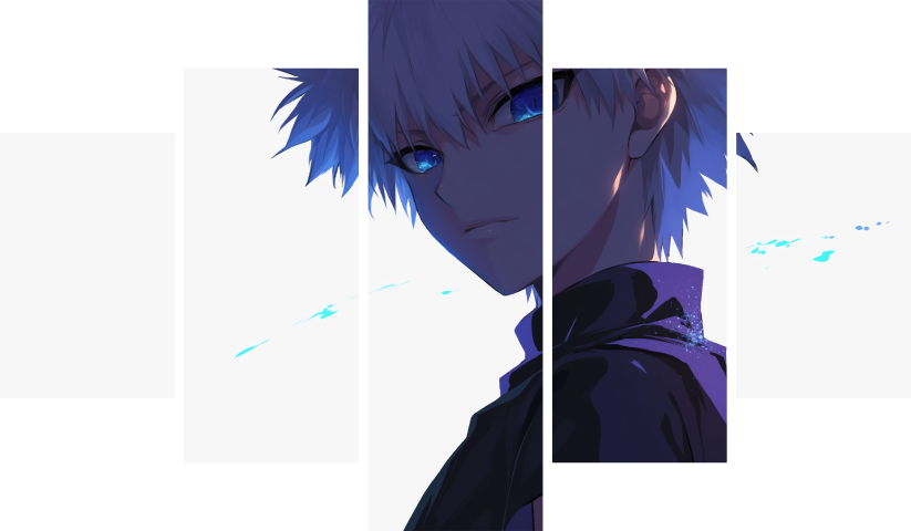 Hunter X Hunter HXH – 5 Panels – Multiple Sizes | Home Decor