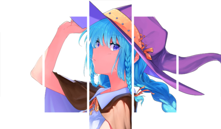 لوحة Jobless Reincarnation – خمسة قطع – برشة أحجام | ديكور دارك