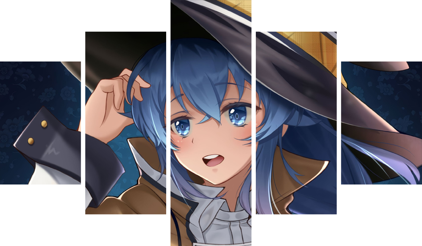 Jobless Reincarnation – 5 Panels – Multiple Sizes | Home Decor