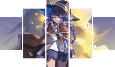 لوحة Jobless Reincarnation – خمسة قطع – برشة أحجام | ديكور دارك