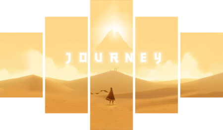 لوحة Journey – خمسة قطع – برشة أحجام | ديكور دارك