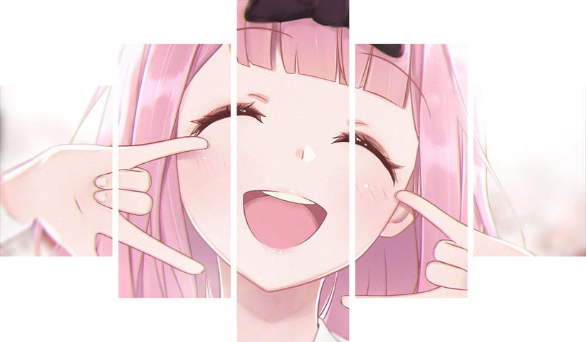 Kaguya‑sama – 5 Panneaux – Plusieurs Tailles | Décoration Maison