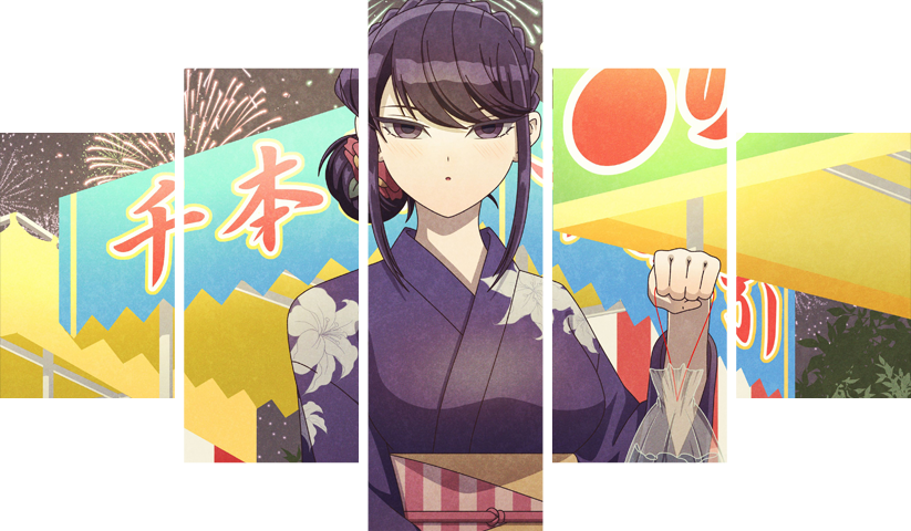 Komi Can’t Communicate – 5 Panneaux – Plusieurs Tailles | Décoration Maison