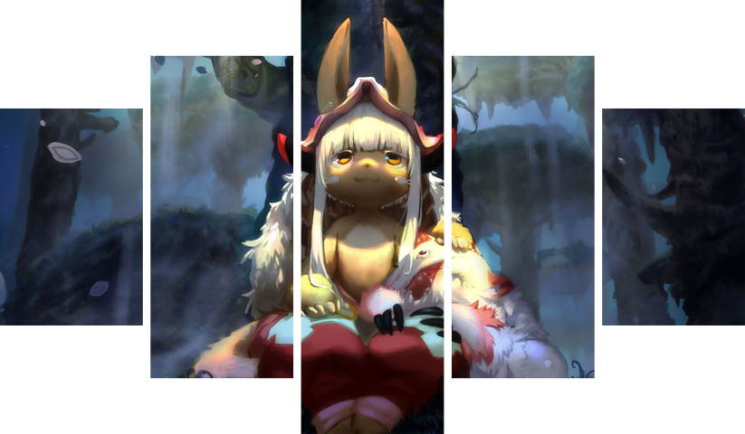 Made in Abyss – 5 Panneaux – Plusieurs Tailles | Décoration Maison